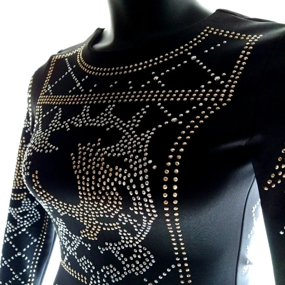 Gorgeous Silver And Gold Party Dress EUC ❤️ - Picture 7 of 14